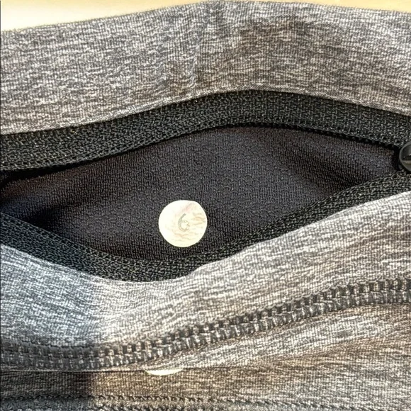 Lululemon Athletica Gray and Black Leggings with Streamlined Fit Size 6 - Picture 4 of 9